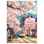 Tableau Japonais Sakura 2