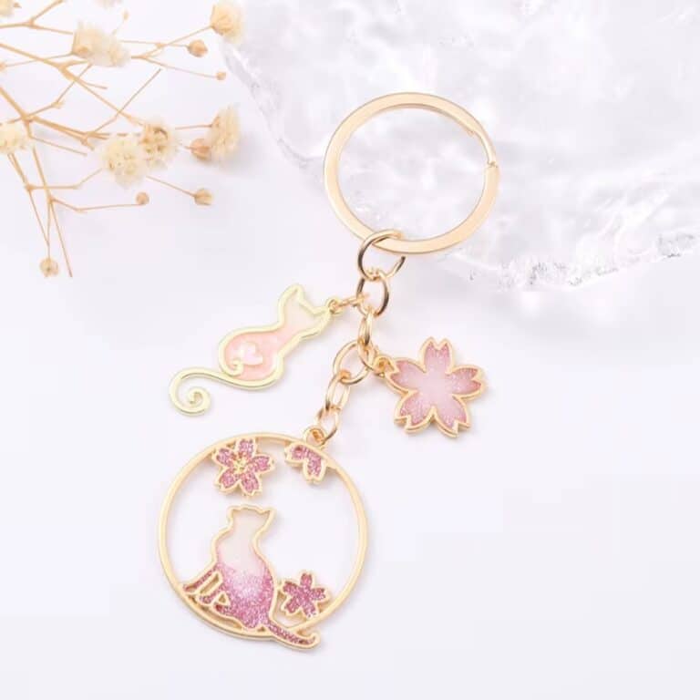 Porte Clés Chat Porte Bonheur 3