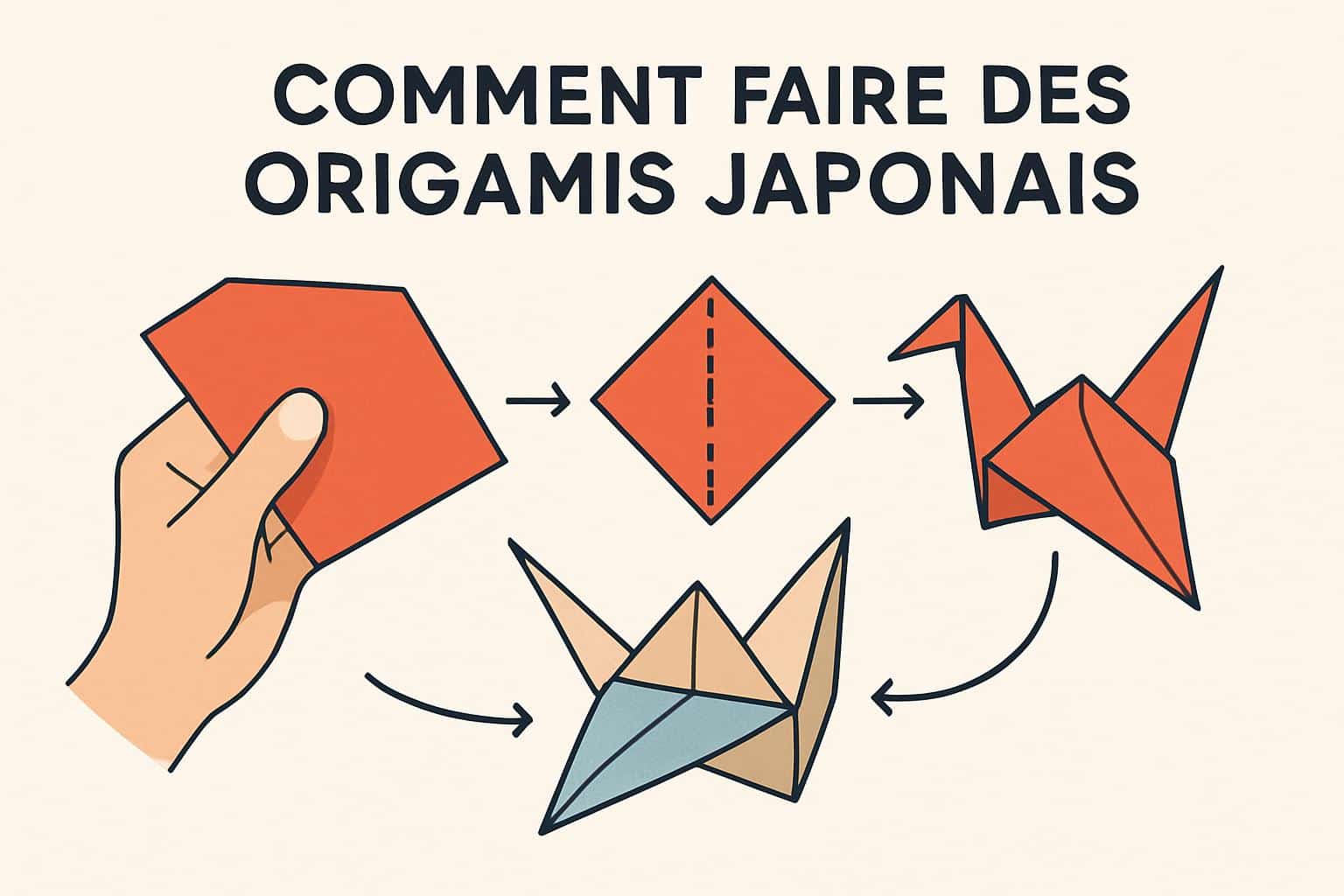 Comment faire des origamis japonais