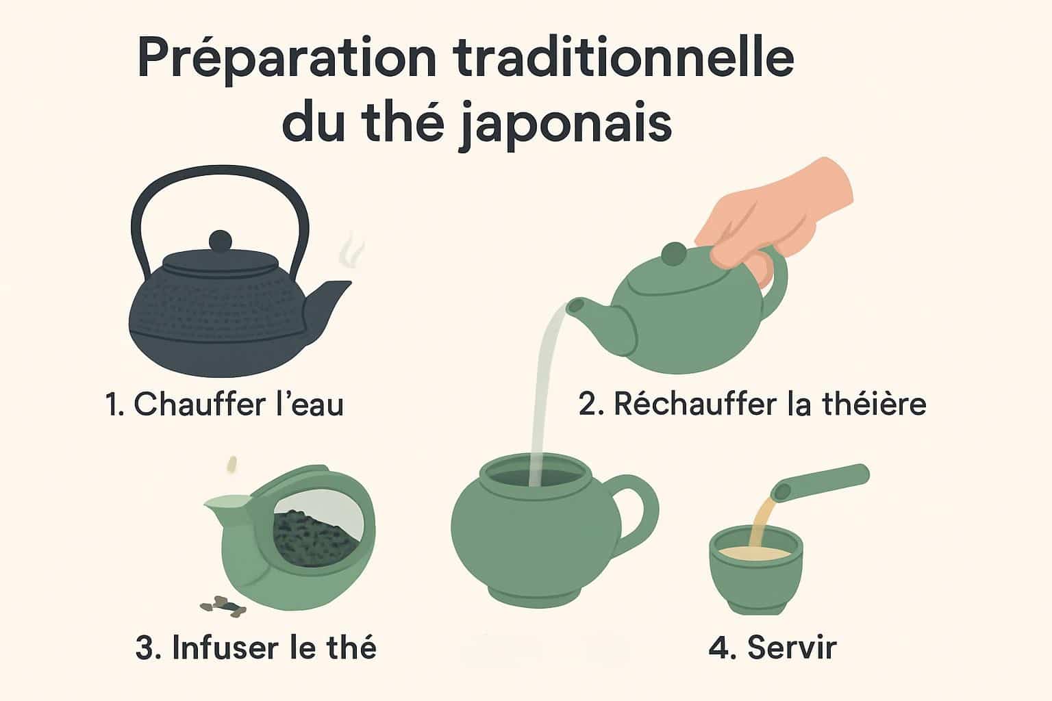 comment faire du thé japonais