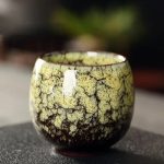 Tasse à thé japonaise en céramique artisanale émaillée