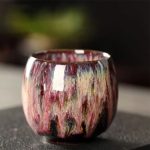 Tasse à thé japonaise en céramique artisanale émaillée
