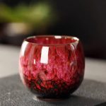 Tasse à thé japonaise en céramique artisanale émaillée