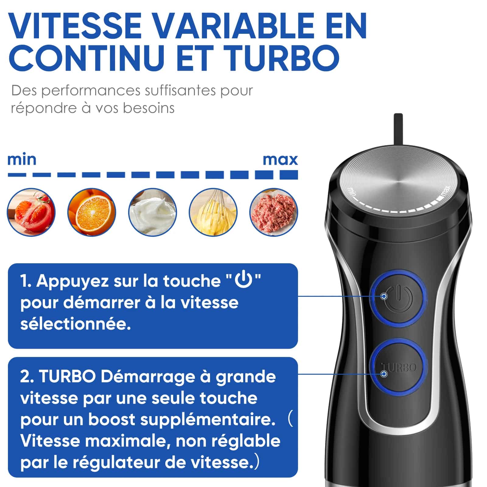 Ensemble Mixeur plongeant et hachoir BioloMix (8)