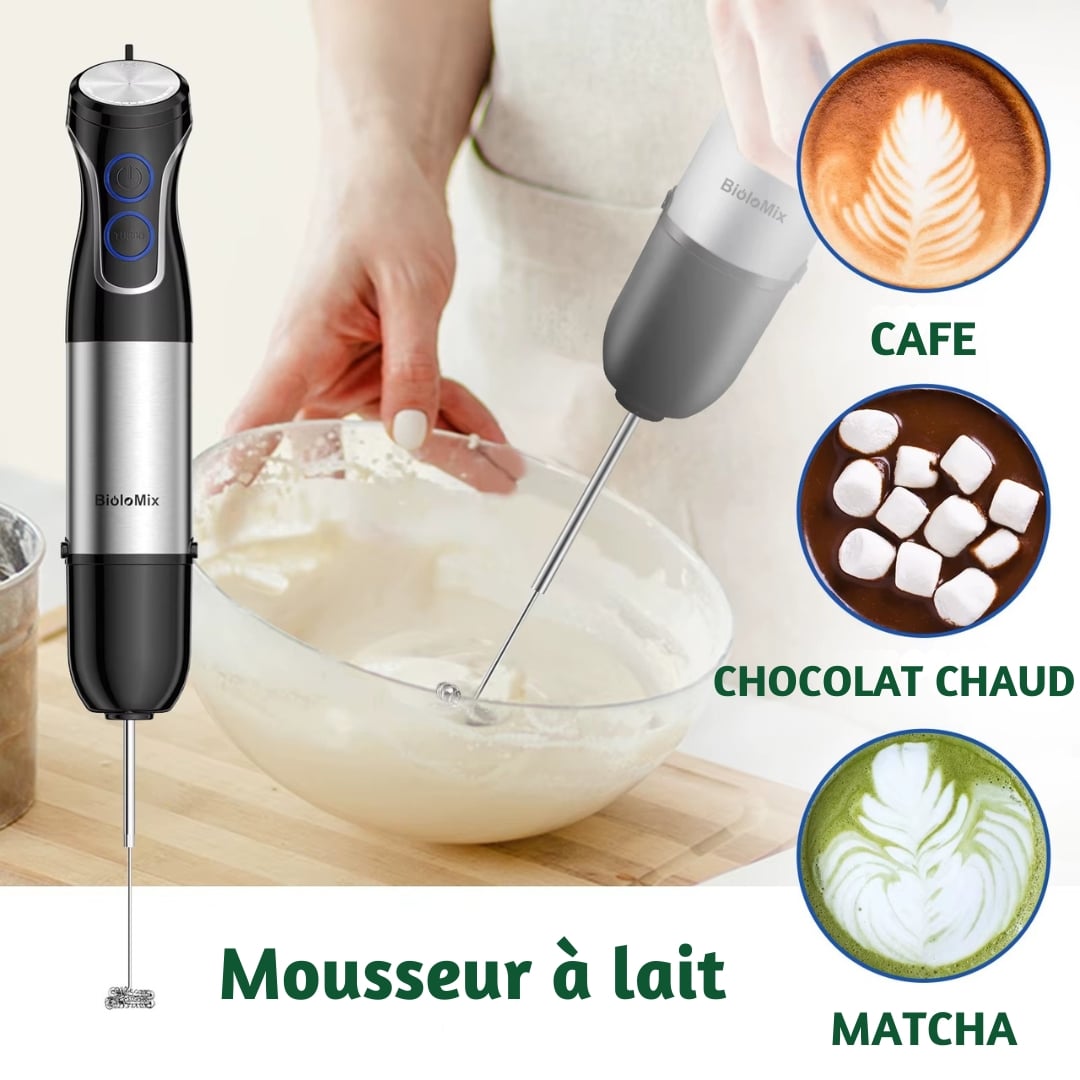 Mixeur Puissant et Hachoir Biolomix 4