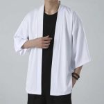 Veste Kimono Homme Coupe Décontractée Manches Amples 4