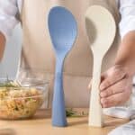 Cuillère à riz Texturé en Silicone Anti-adhésive pour Cuiseur à Riz 1