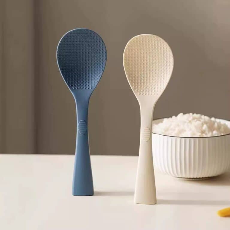 Cuillère à riz Texturé en Silicone Anti-adhésive pour Cuiseur à Riz 6