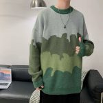 Pull Oversize Urbain à Vague à col rond 4