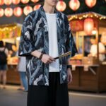 Veste-Dyty-Style-Traditionnel-Japonais-avec-Motifs-Japonais-de-Grues-picture-9806