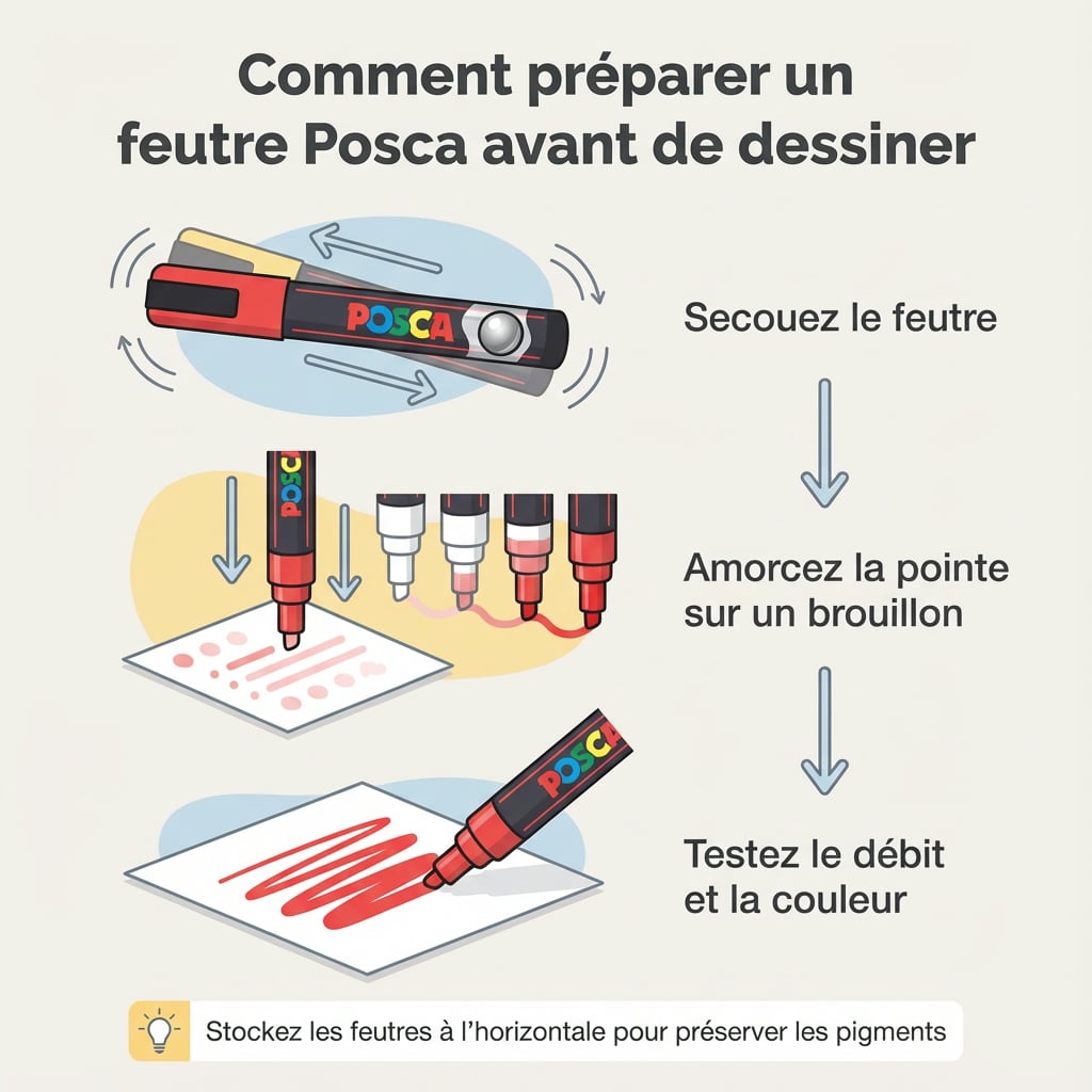 comment utiliser un posca