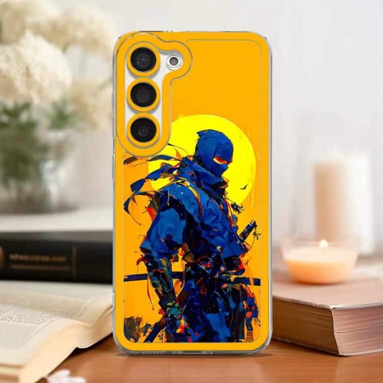Coque artistique pour iPhone avec illustration de ninja japonais samsung