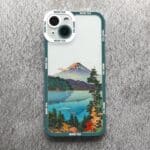 Étui de Protection Japonais pour Iphone avec Paysage du Mont Fuji 5