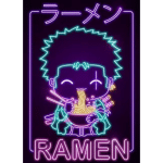 Art Mural Style Néon Japonais 20