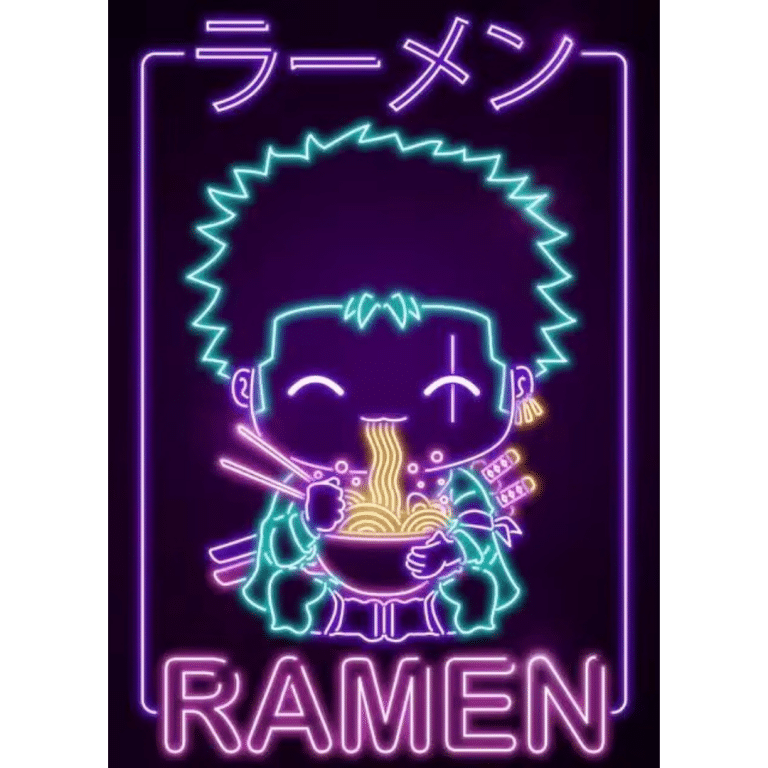 Art Mural Style Néon Japonais 20