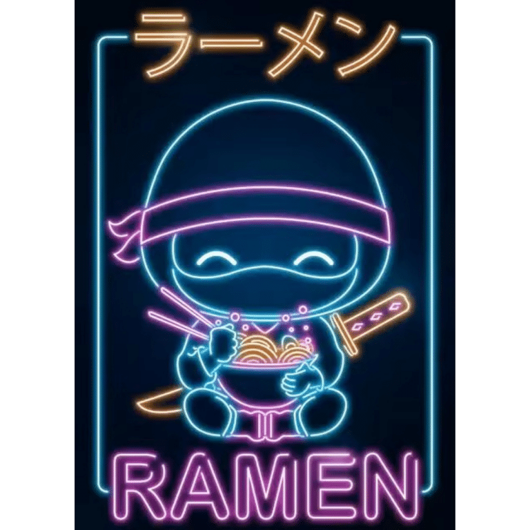 Art Mural Style Néon Japonais 22