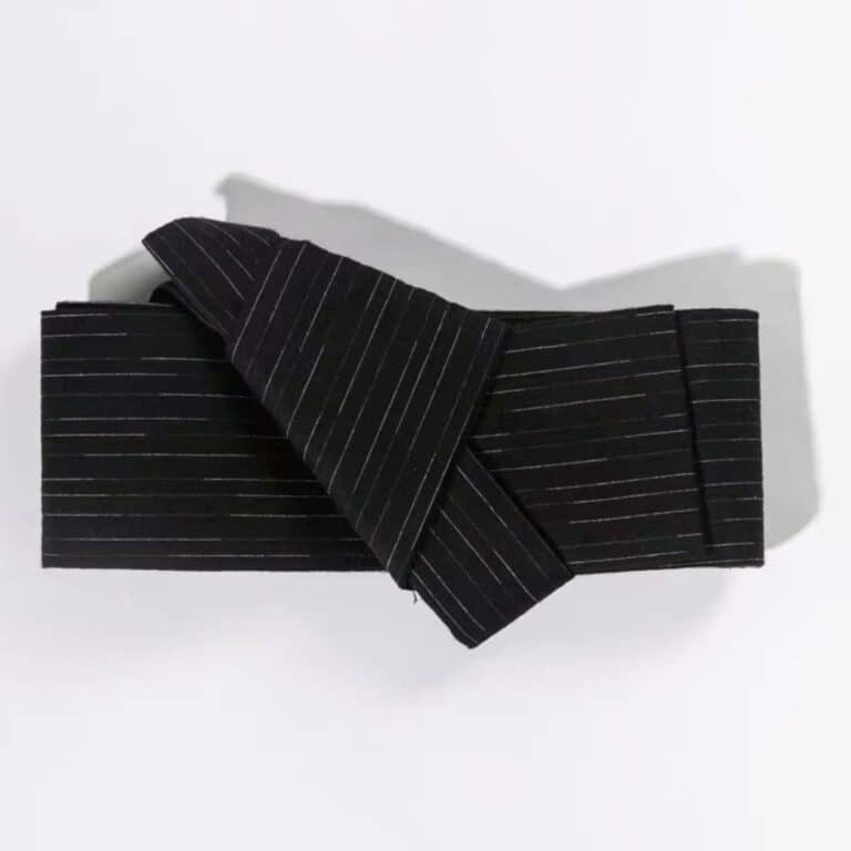 Ceinture obi Japonaise Large pour Kimono et Yukata Grise 2