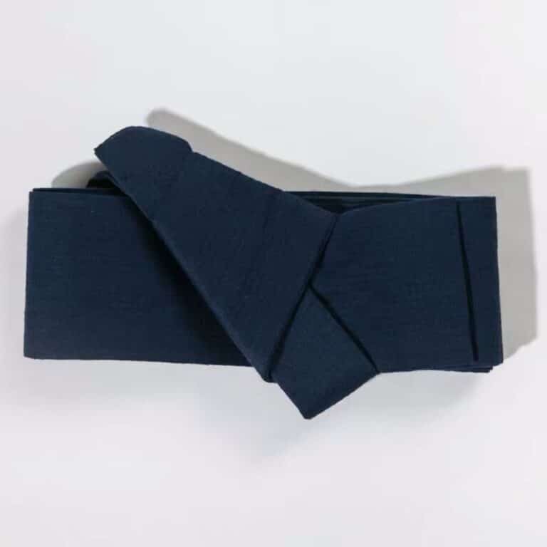 Ceinture obi Japonaise Large pour Kimono et Yukata Grise. 8