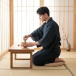 Kimono-Yukata-Traditionnel-pour-Homme-Bleu-Foncy-Rayy-avec-Ceinture-picture-6142