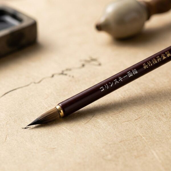 Pinceau de calligraphie fine japonaise