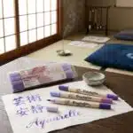 Set-de-4-Stylos-Pinceaux-Aquarelle-Violets-Kuretake-pour-Lettrage-et-Cryation-picture-9789