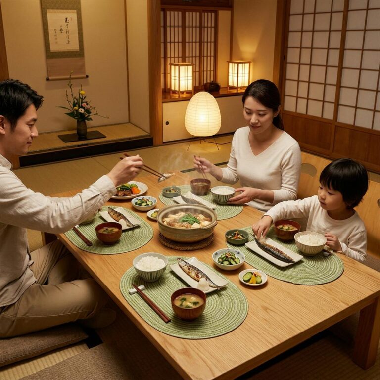 Sets-de-Table-Ovales-Japonais-y-Rayures-Concentriques-en-lot-de-4-picture-8178