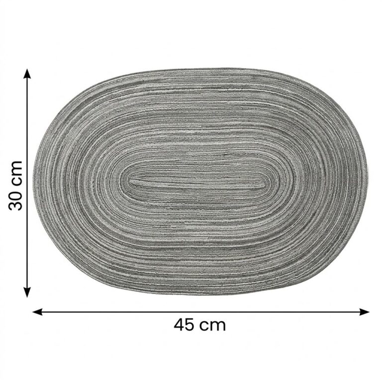 Sets-de-Table-Ovales-Japonais-y-Rayures-Concentriques-en-lot-de-4-technique-2770