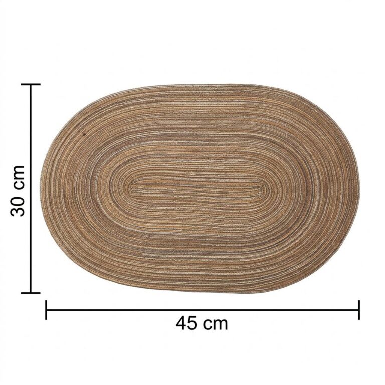 Sets-de-Table-Ovales-Japonais-y-Rayures-Concentriques-en-lot-de-4-technique-5879