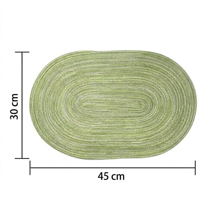 Sets-de-Table-Ovales-Japonais-y-Rayures-Concentriques-en-lot-de-4-technique-7326