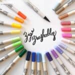 Stylo Pinceau Aquarelle Double Pointe Kuretake 18