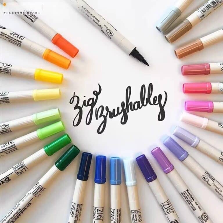 Stylo Pinceau Aquarelle Double Pointe Kuretake 18
