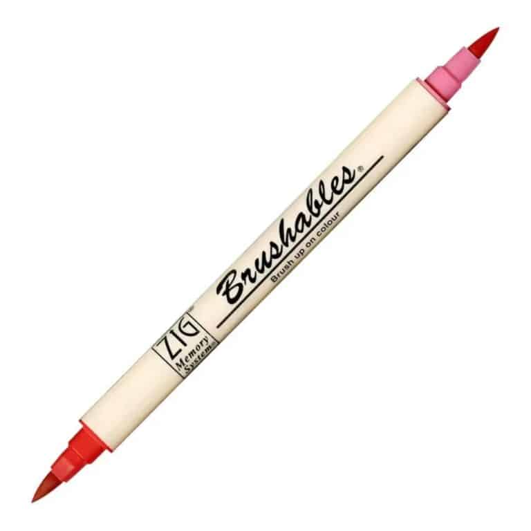 Stylo Pinceau Aquarelle Double Pointe Kuretake 3