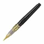 Stylo Pinceau Kuretake pour Calligraphie et Manga Encre Argent ou Doré 2