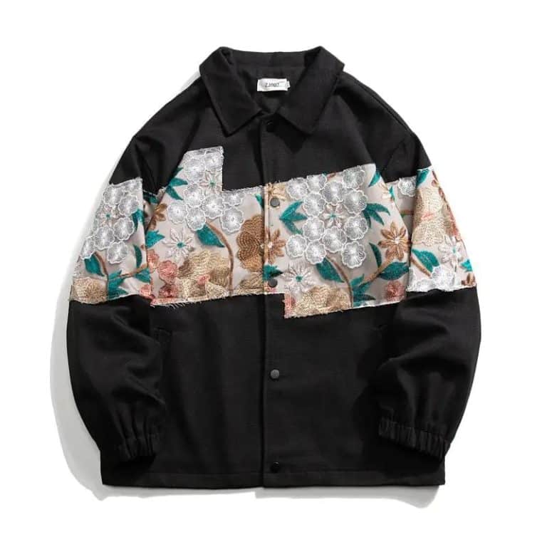 Blouson-Decontracte-avec-Broderie-Florale-en-Relief-galerie-3764