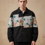 Blouson-Decontracte-avec-Broderie-Florale-en-Relief-picture-9420