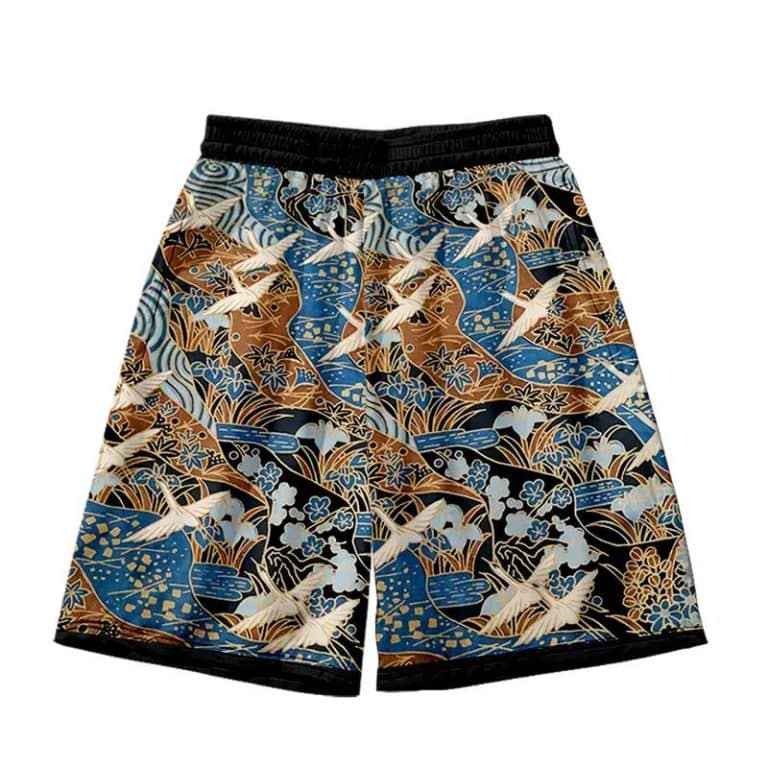 Kimono-Cardigan-Japonais-Streetwear-a-Carpes-koi-et-Vagues-avec-son-Short-galerie-7812