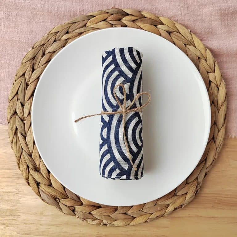 Lot-de-Serviettes-de-Table-avec-Motifs-Geometriques-Japonais-galerie-1653