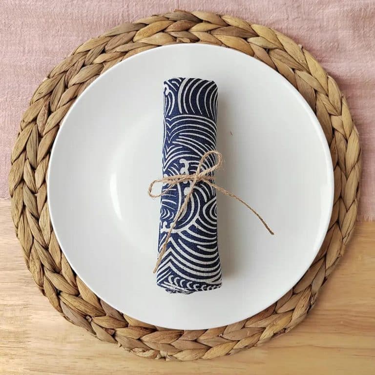 Lot-de-Serviettes-de-Table-avec-Motifs-Geometriques-Japonais-galerie-3648