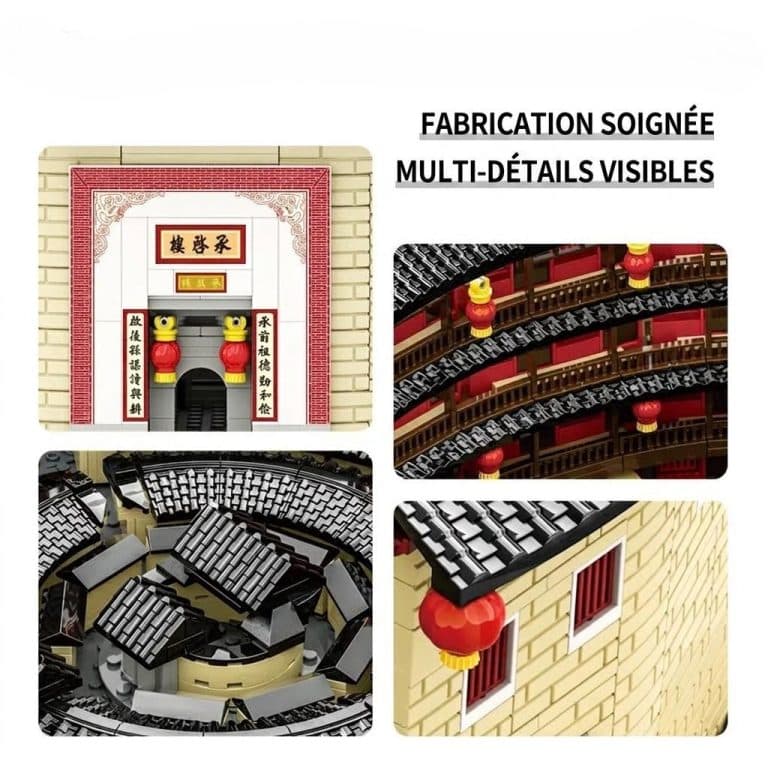 Maquette-Circulaire-du-Tulou-de-Yongding-a-Assembler-en-3317-Pieces-technique-8325