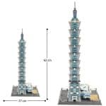 Maquette-a-Assembler-de-la-Tour-Taipei-101-de-Taiwan-en-1512-Pieces-technique-4003