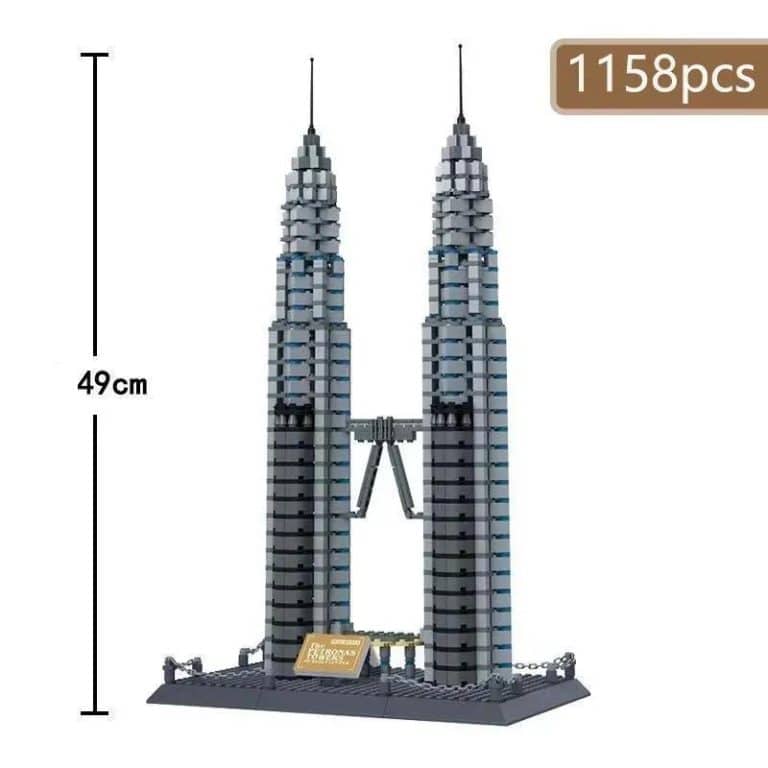Maquette à Assembler des Tours Jumelles Petronas de Kuala Lumpur en 1158 Pièces - galerie 9883