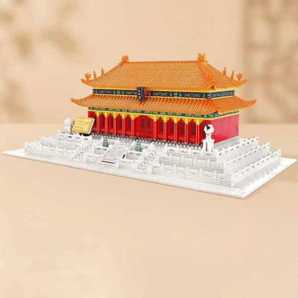 Maquette de construction du Hall of Supreme Harmony de Pékin en 862 pièces