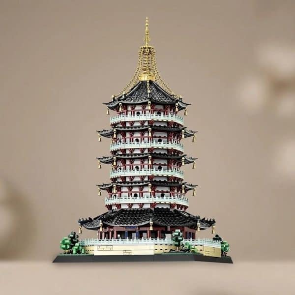 Maquette de la pagode de Leifeng de Hangzhou à assembler en 1498 pièces
