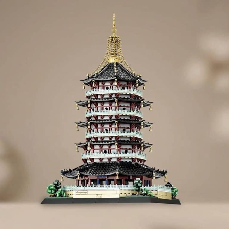 Maquette-de-la-Pagode-de-Leifeng-de-Hangzhou-a-Assembler-en-1498-Pieces-picture-3203