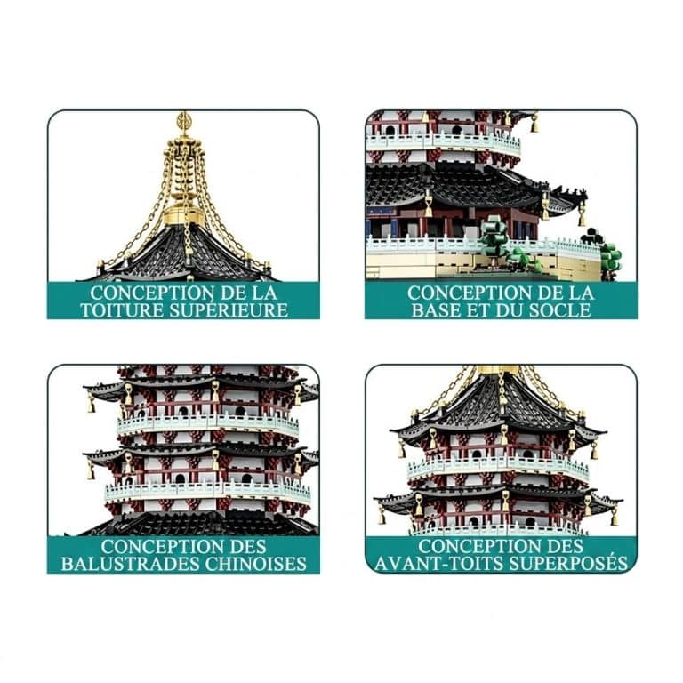 Maquette-de-la-Pagode-de-Leifeng-de-Hangzhou-a-Assembler-en-1498-Pieces-technique-7948