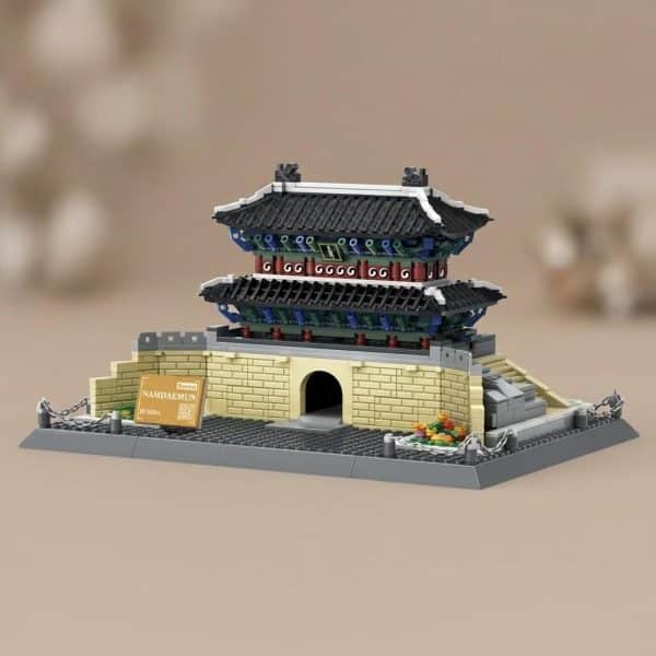 Maquette de la porte Namdaemun de Séoul à assembler en 900 pièces