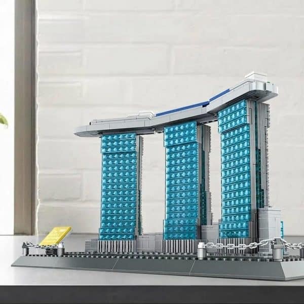 Maquette du Marina Bay Sands de Singapour en 881 pièces