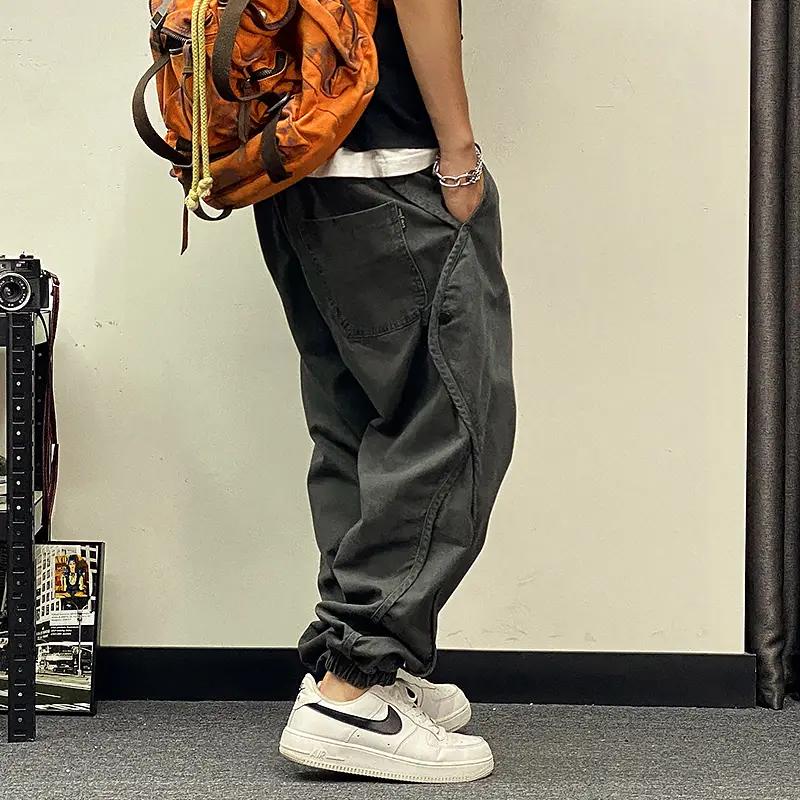 Pantalon cargo streetwear à poches latérales
