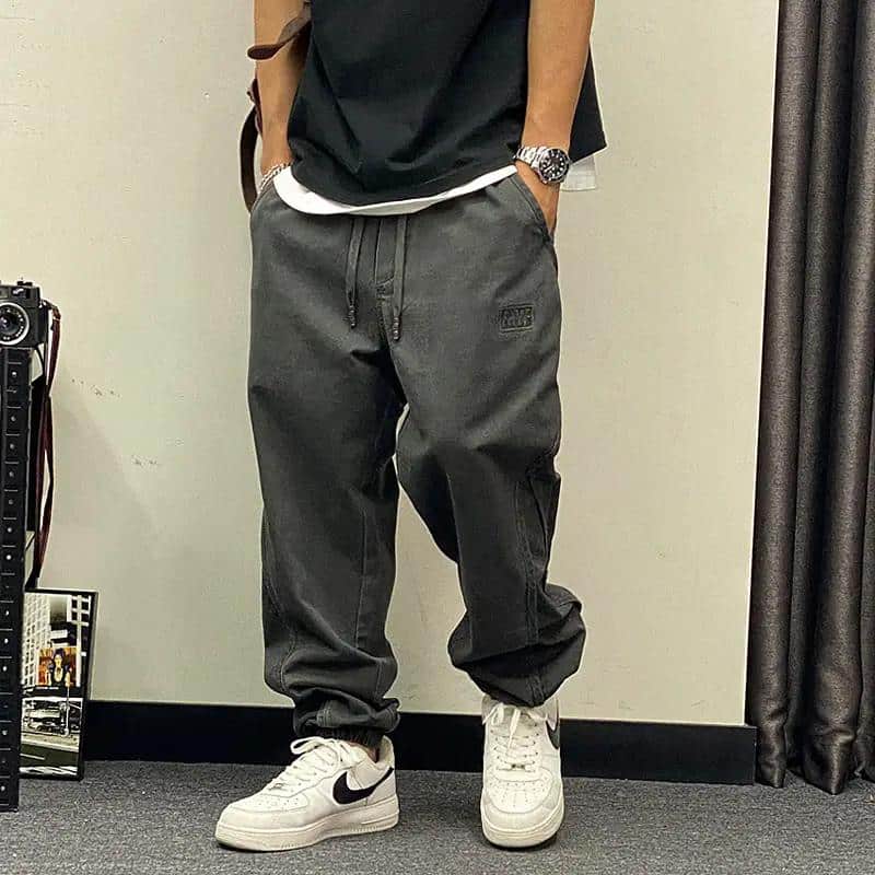 Pantalon cargo streetwear à poches latérales