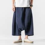 Pantalon-Sarouel-de-Style-Japonais-en-Coton-et-lin-avec-Coupe-Ample-galerie-9757